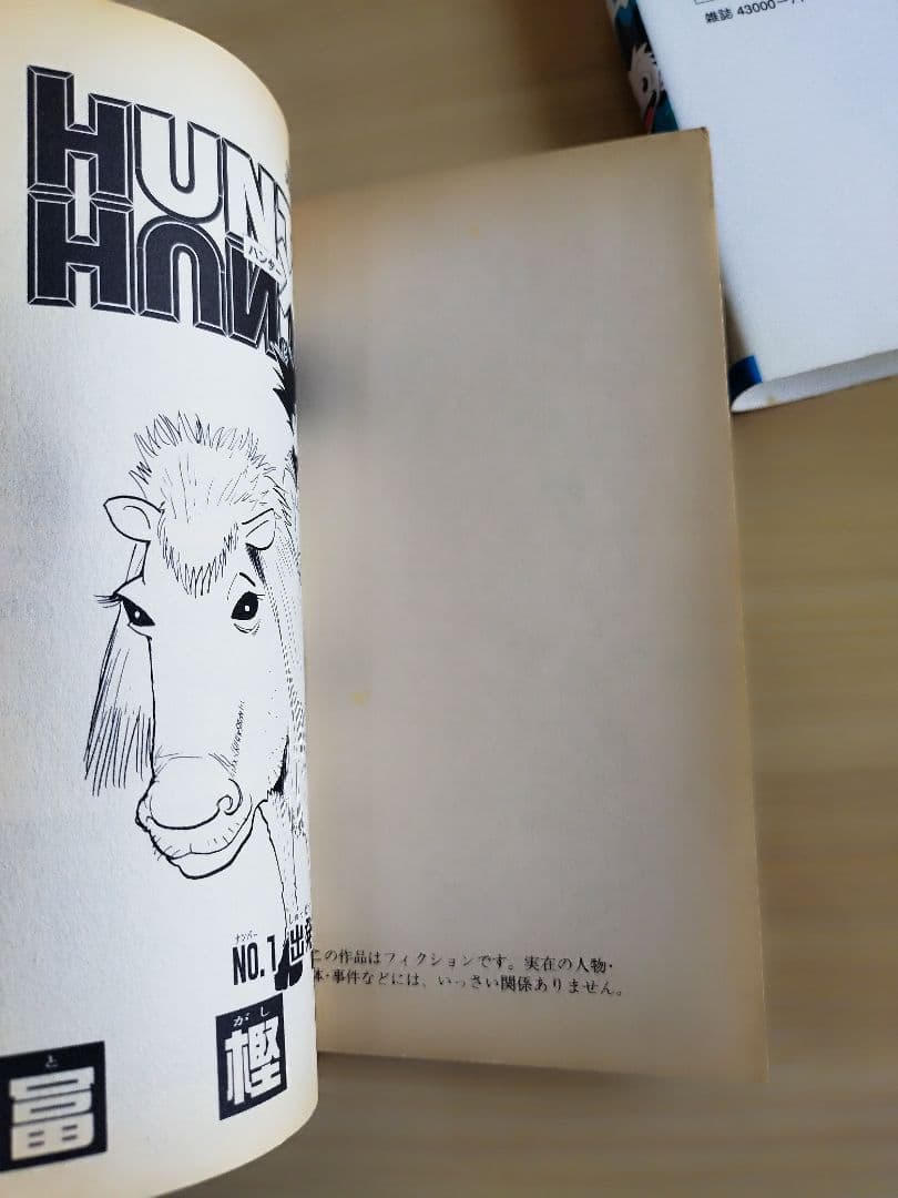 初版　HUNTER×HUNTER ハンターハンター 1巻