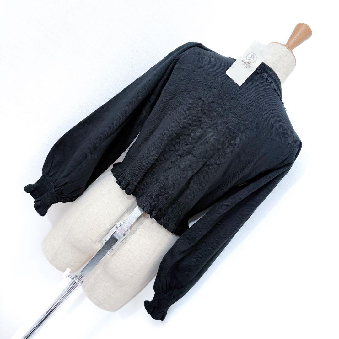 【axes femme kawaii】 猫会 カーディガン ブラック 新品