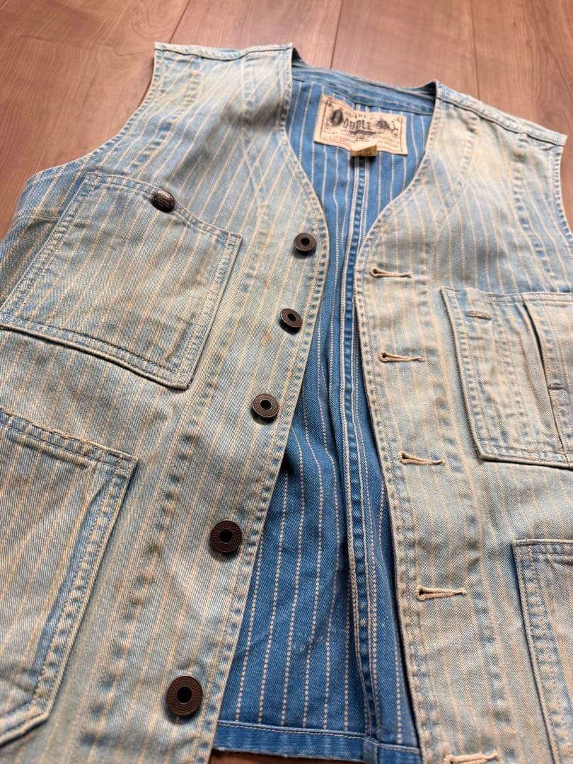 RRL ウォバッシュ　デニムベスト