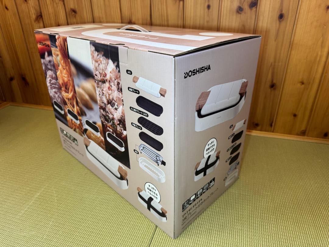 【専用】PIERIA 3枚プレート付きホットプレート ドウシシャ　たこ焼き