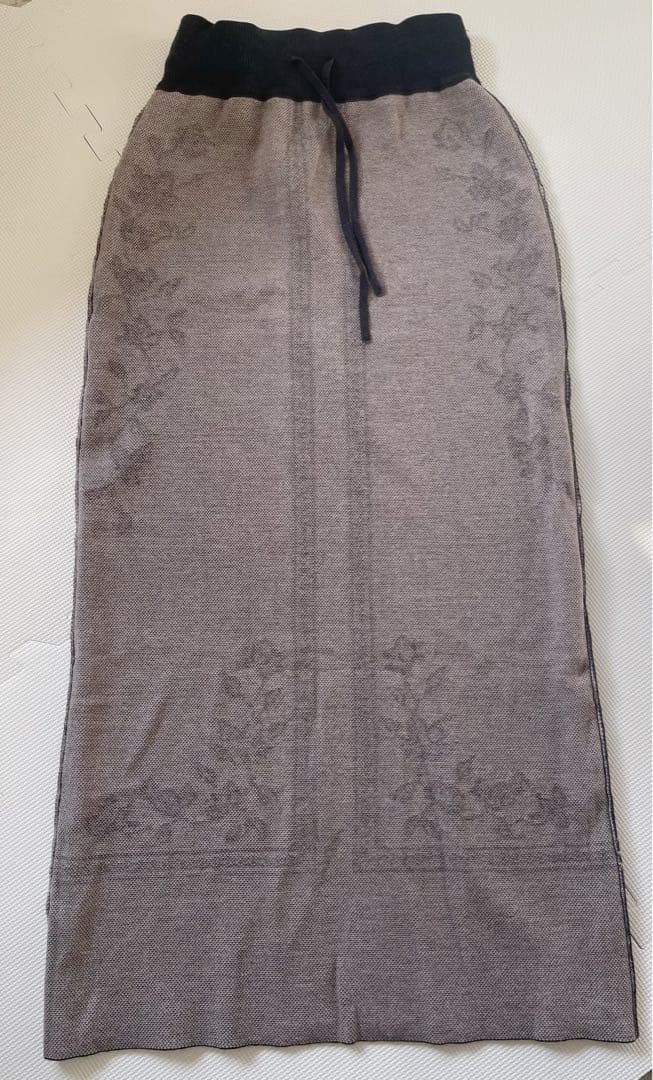 ◉週末価額❗️EAPHI SCARF MOTIF KNIT SKIRT