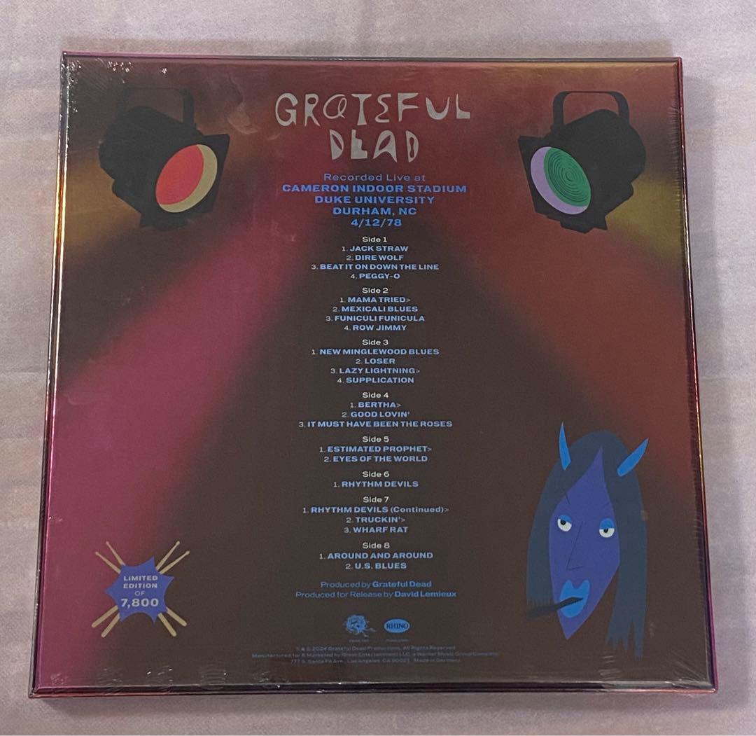 Grateful Dead Duke '78 4LPセット