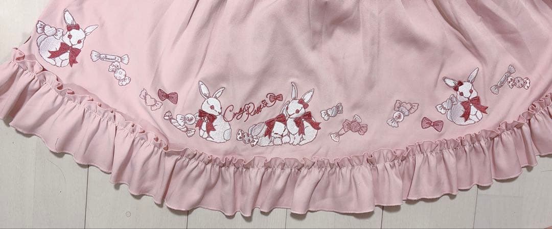 Amavel うさぎワンピース セット ピンク