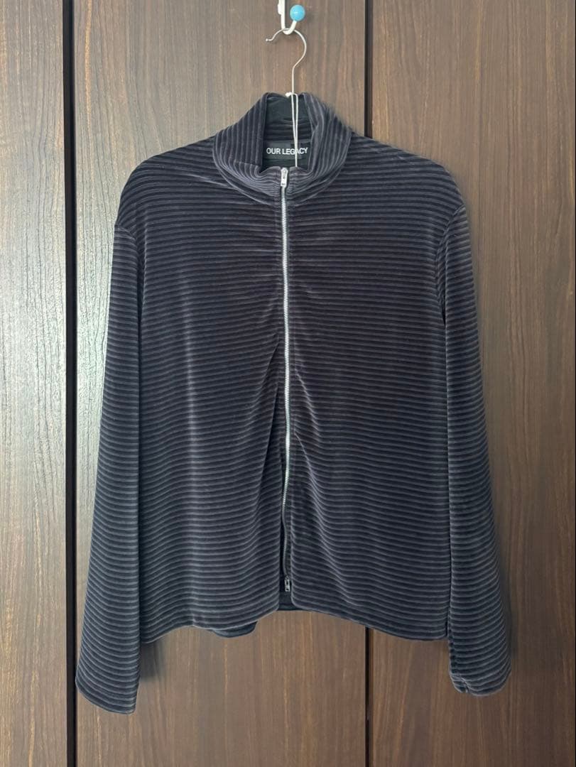 ジャケット・アウター OUR LEGACY SHRUNKEN FULLZIP POLO VELOUR