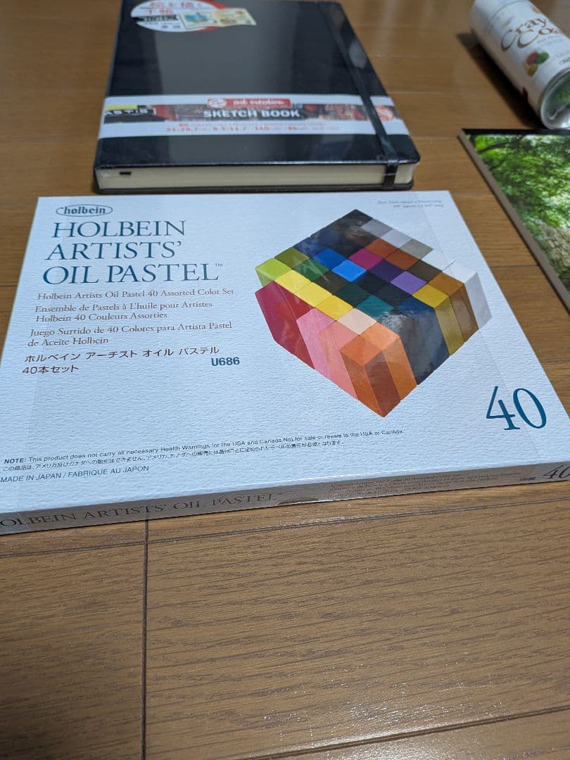 [ 未開封 ] ホルベイン アーティストオイルパステル 40本セット + その他