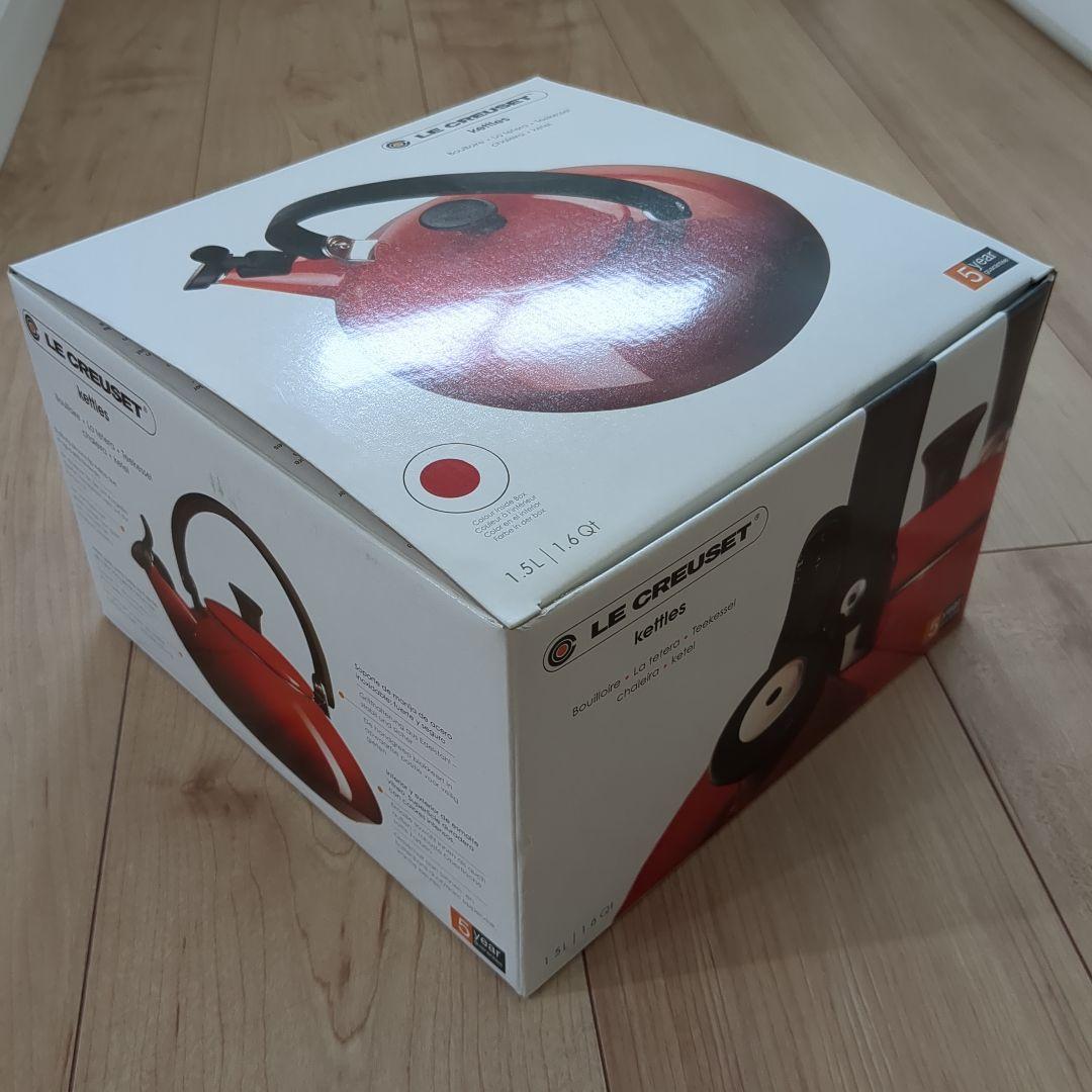 週末500円オフ！【未使用】LE CREUSET kettles レッド1.5ℓ