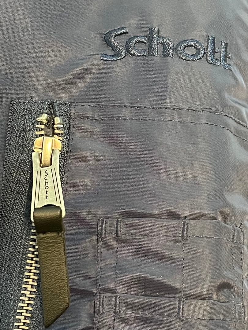 【未使用】Schott ショット ナイロンフライトジャケット ブルゾン MA-1