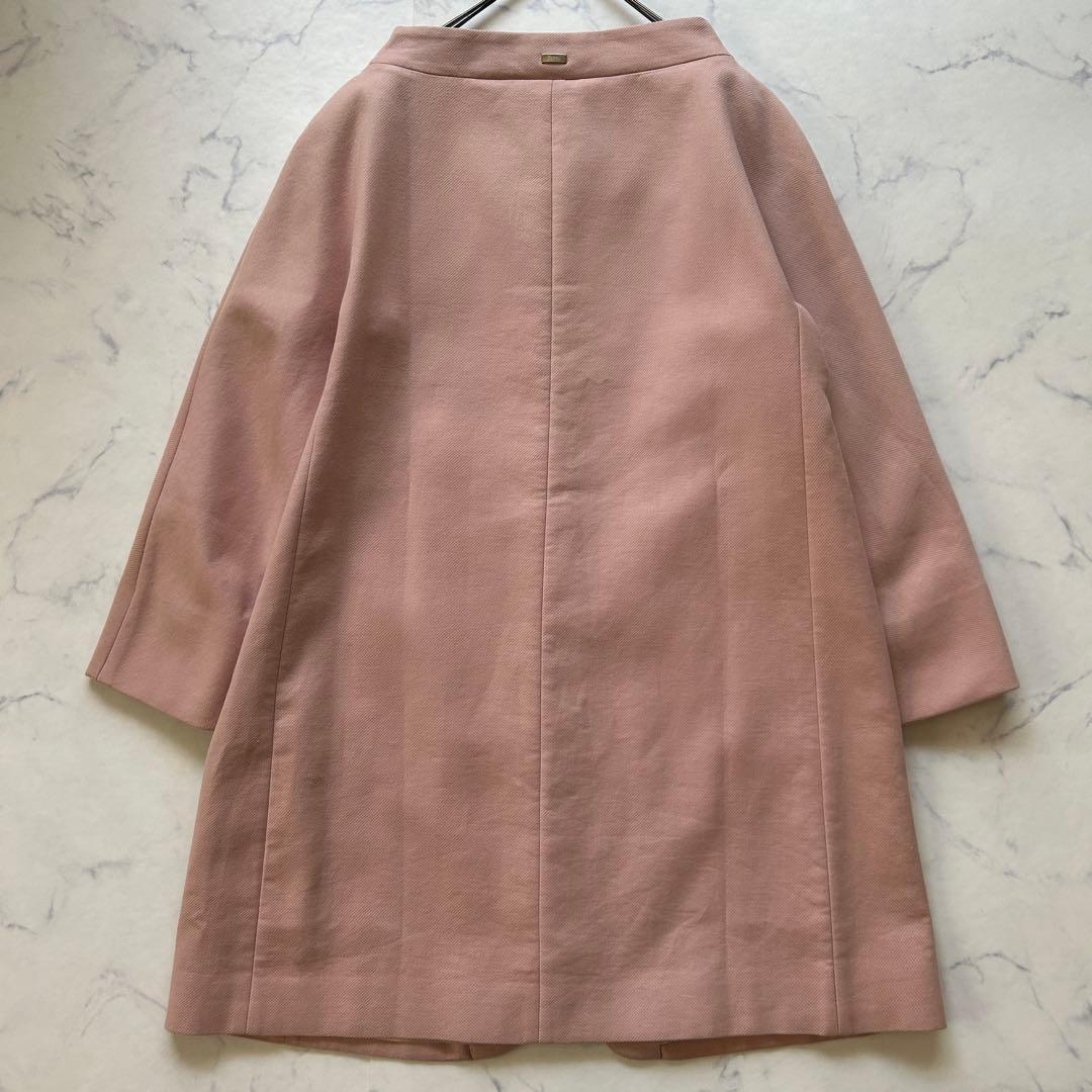 ヘルノ 近年モデル ダブルジップ ロングコート スプリングコート ゴールド金具
