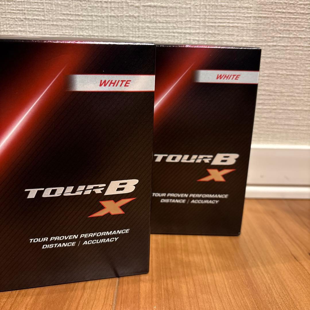 【新品未使用】ブリヂストン TOUR B X 2ダース ホワイト
