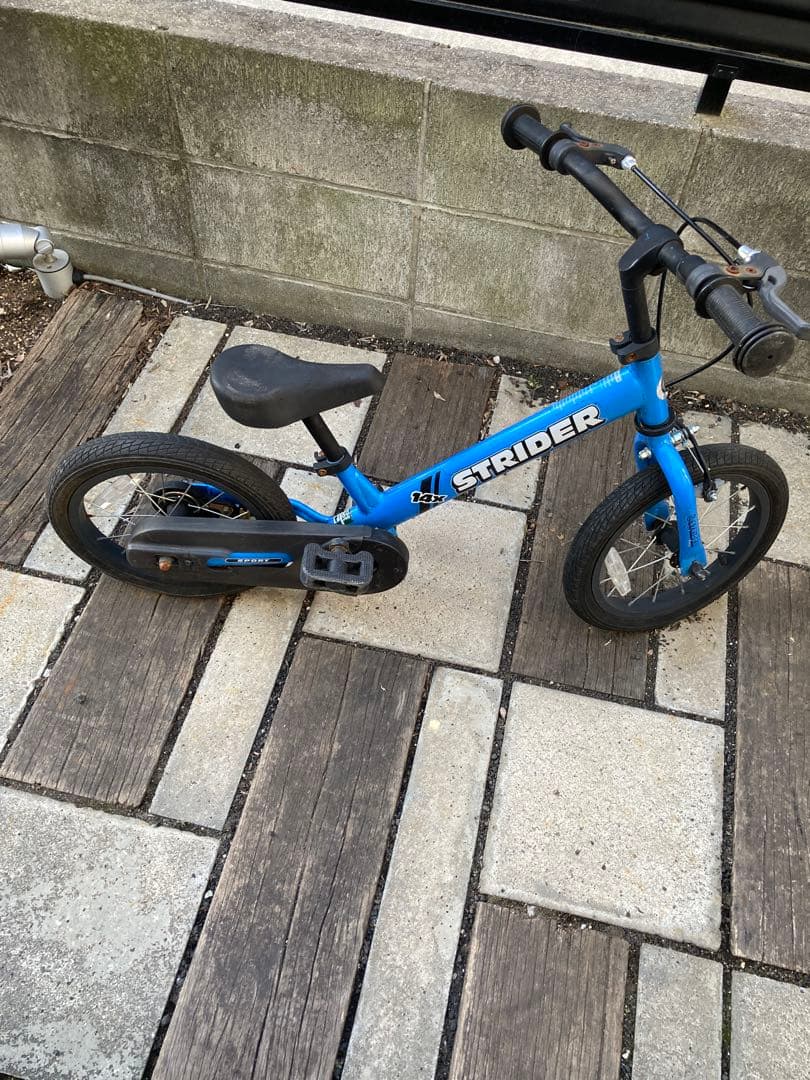 STRIDER ストライダー14X 世田谷区近郊引取or着払 幼児用自転車 青