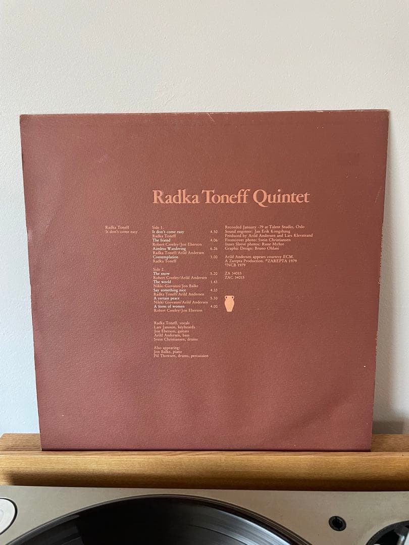 Radka Toneff It don't come easy レコード