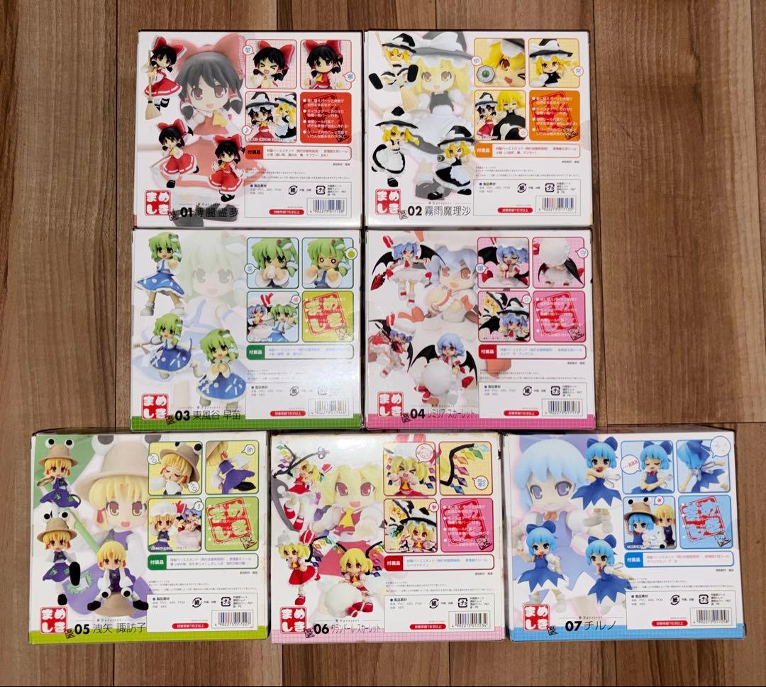 東方project まめしき 全7種 フルコンプセット 豆式 あみあみ