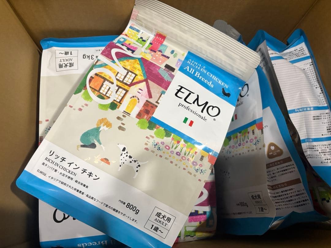 ELMO ドライフード チキン 5.4kg ＊自己紹介よんでください＊