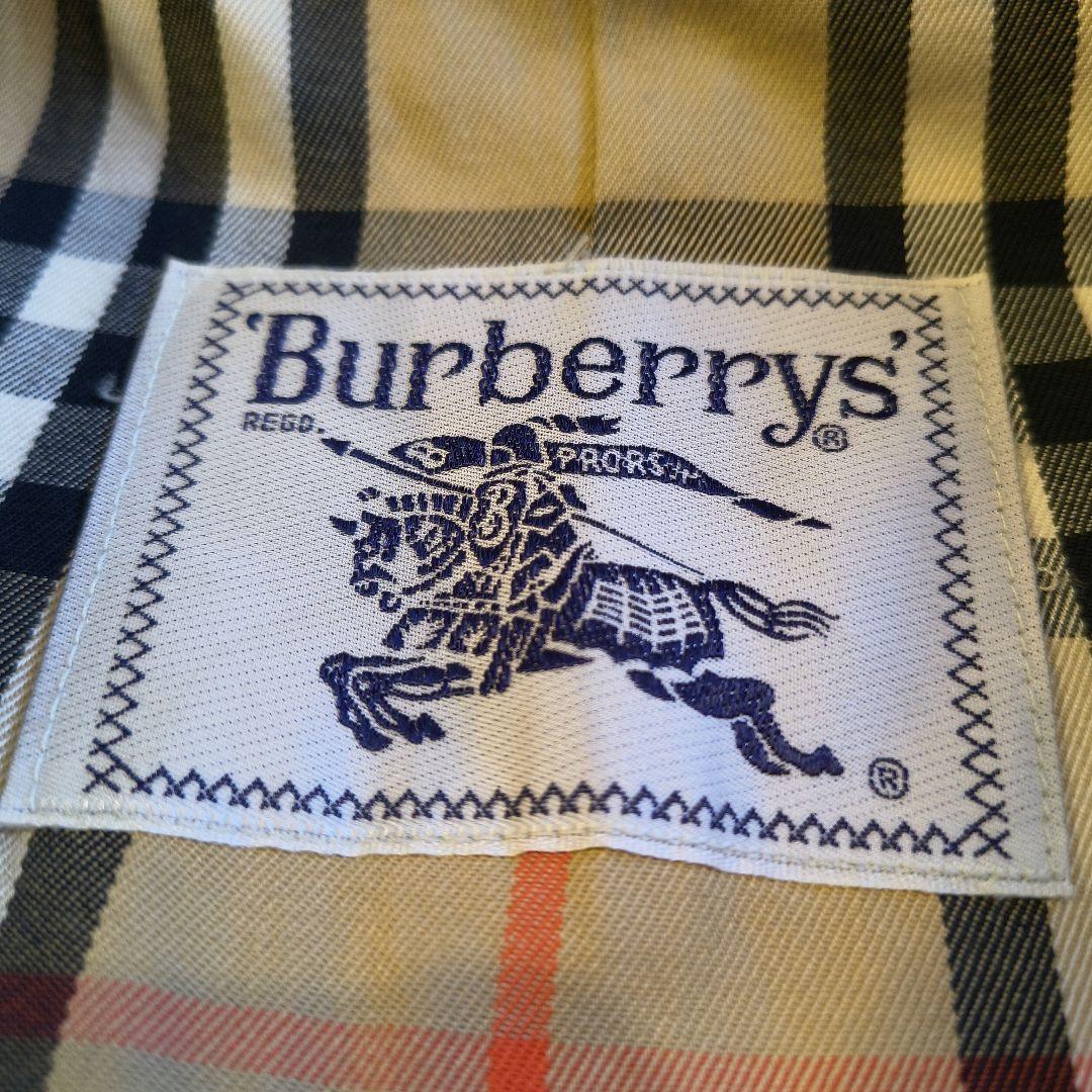 Burberrys ステンカラーコート90年代 　ベージュ×ノバチェック11AR