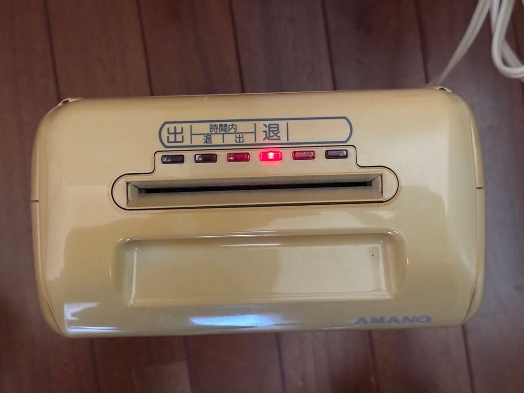 AMANO(アマノ)BX2000 タイムレコーダー 動作品