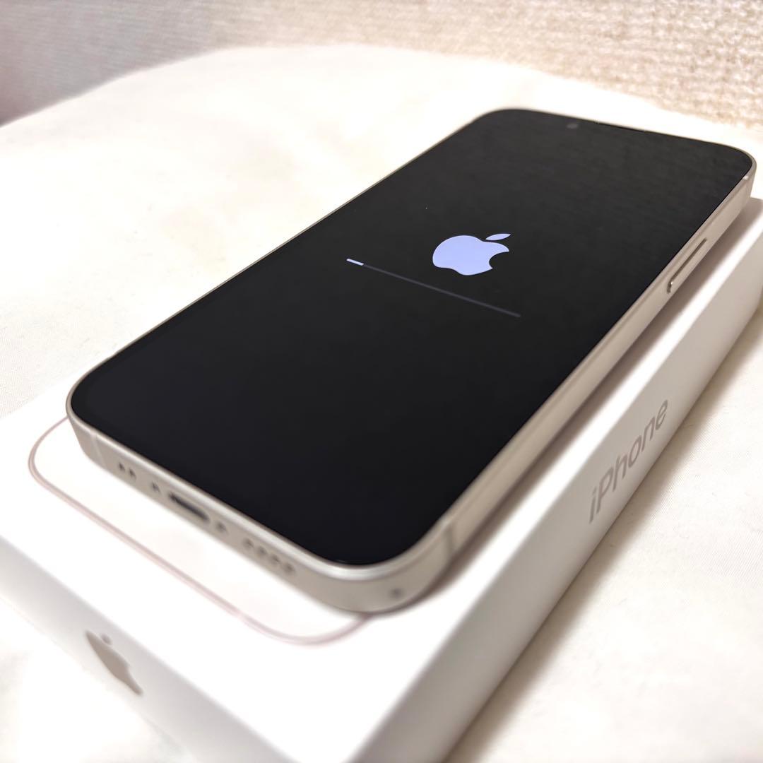 iPhone13mini 128GB 白 画面保護フィルム