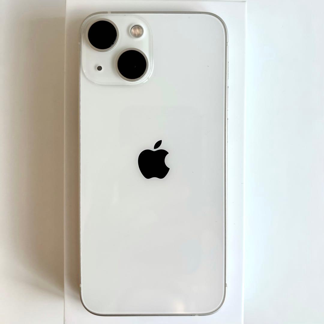 iPhone13mini 128GB 白 画面保護フィルム