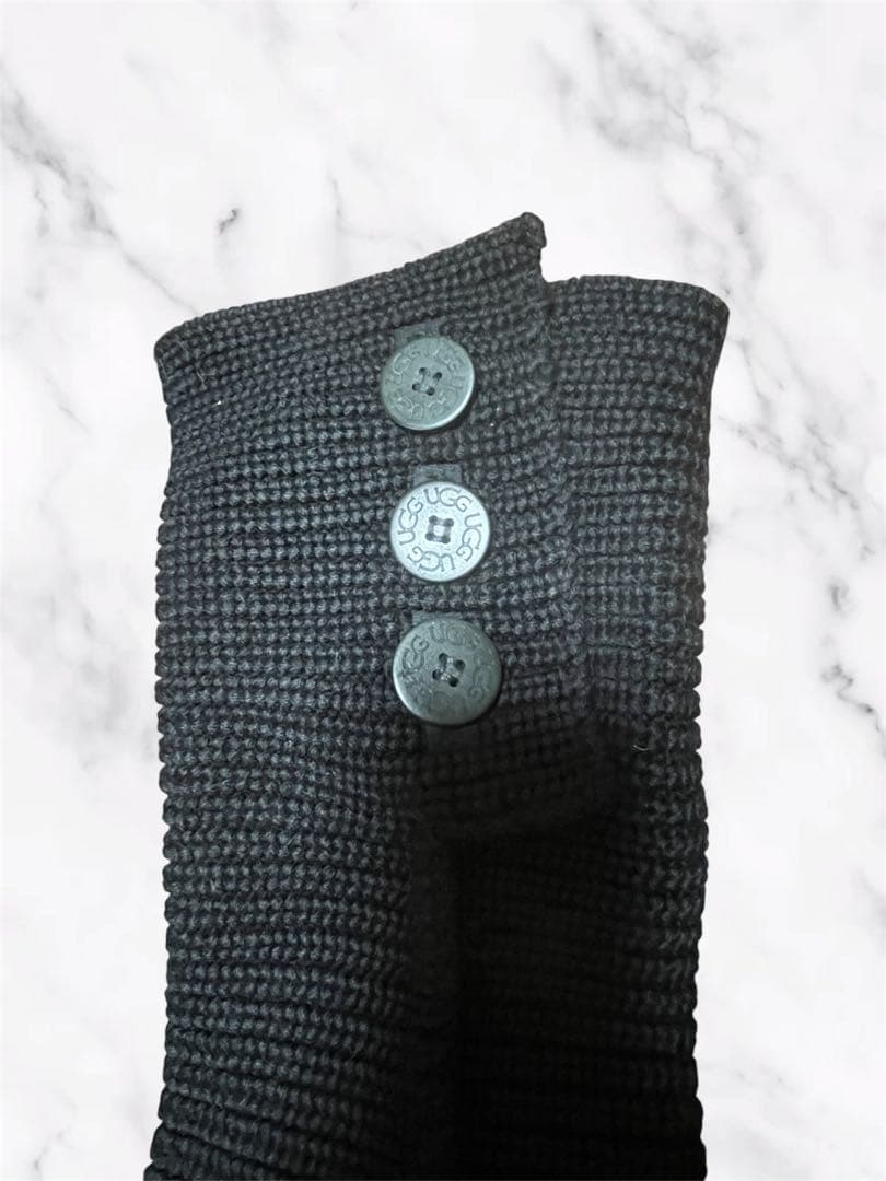 【完全新品未使用】UGGニットブーツ ブラック 24cm