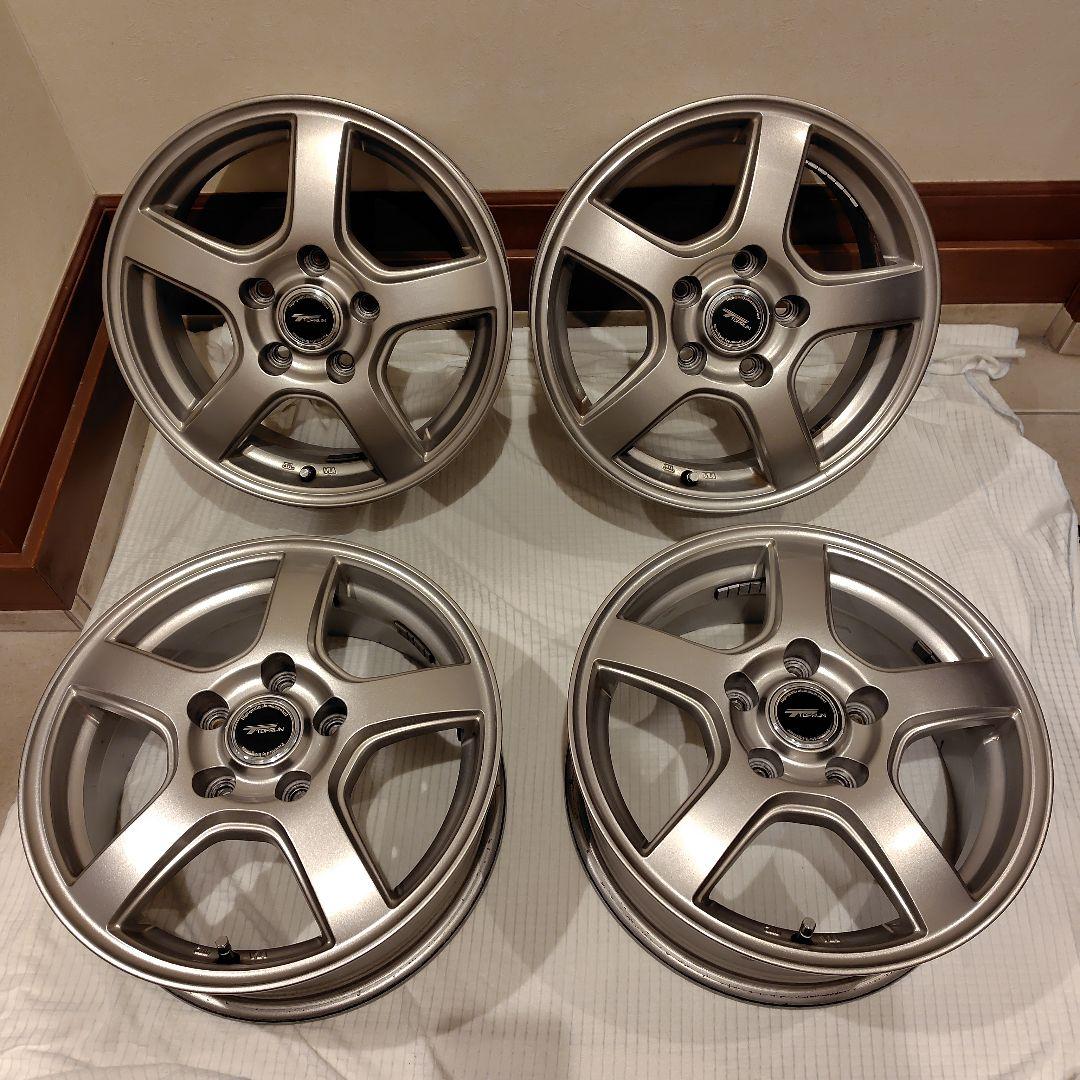 値下げ　ブリジストン トップラン 15インチ アルミホイール 4本セット