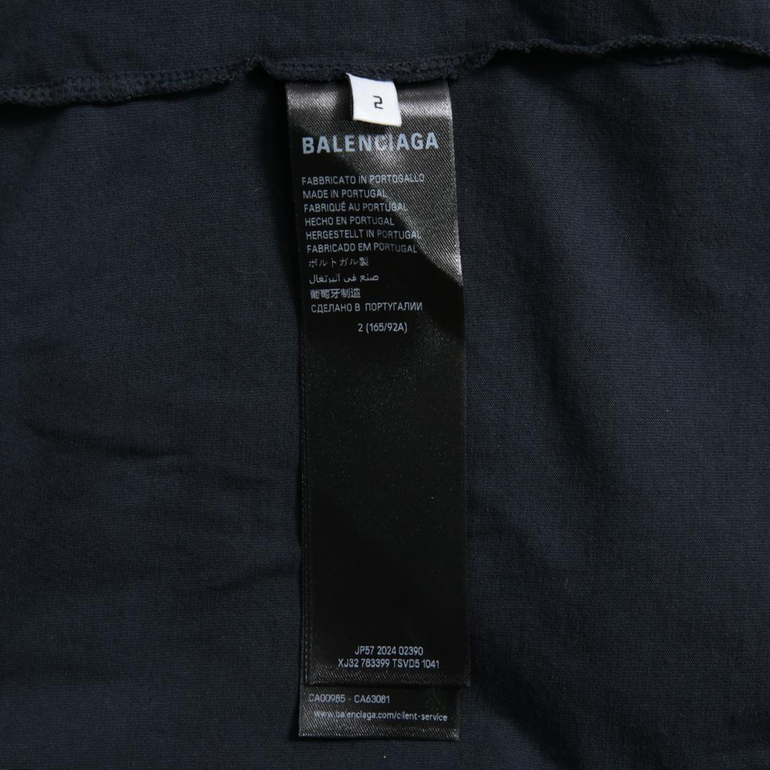 BALENCIAGA 24SS 美品 ネイルポリッシュ クロップド Tシャツ