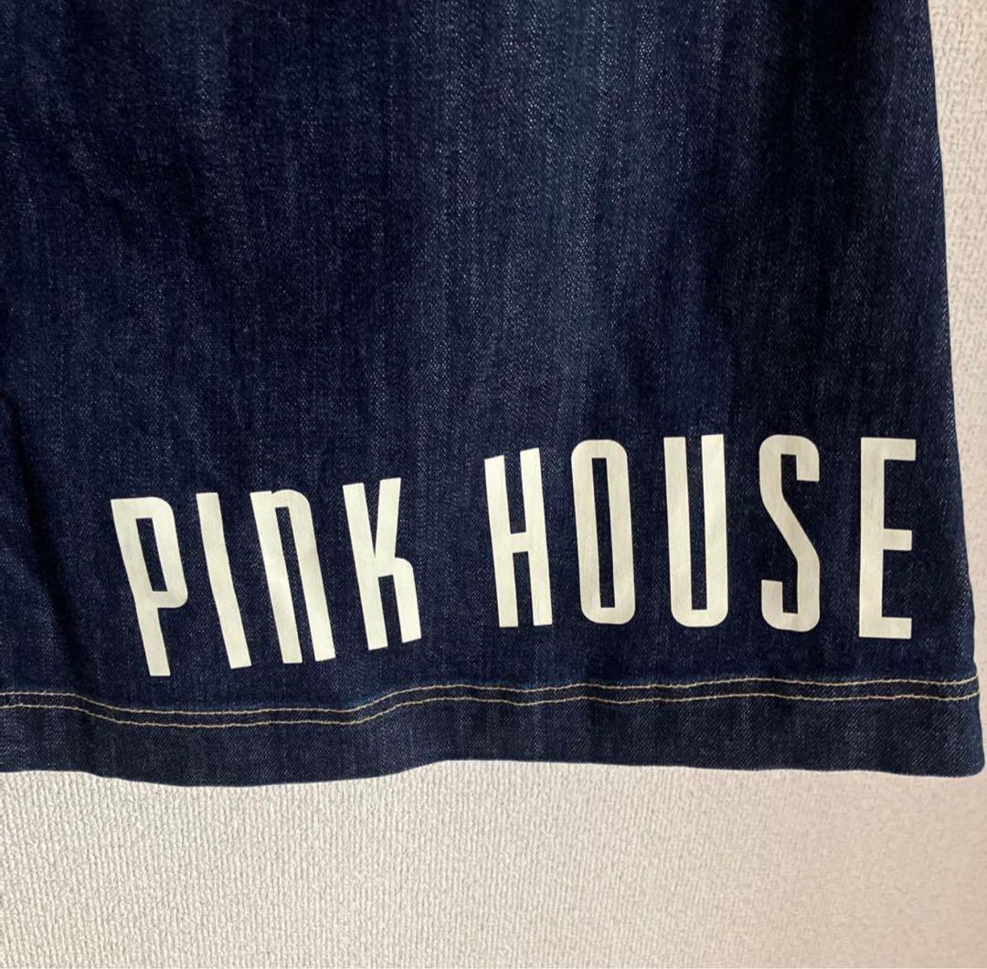 美品　PINK HOUSE インディゴデニム ロングスカート