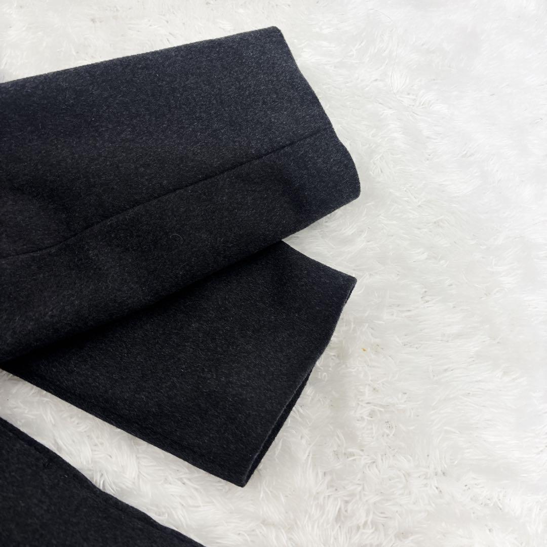 Pure Cashmere カシミヤ ロングコート ブルーフォックス ファー
