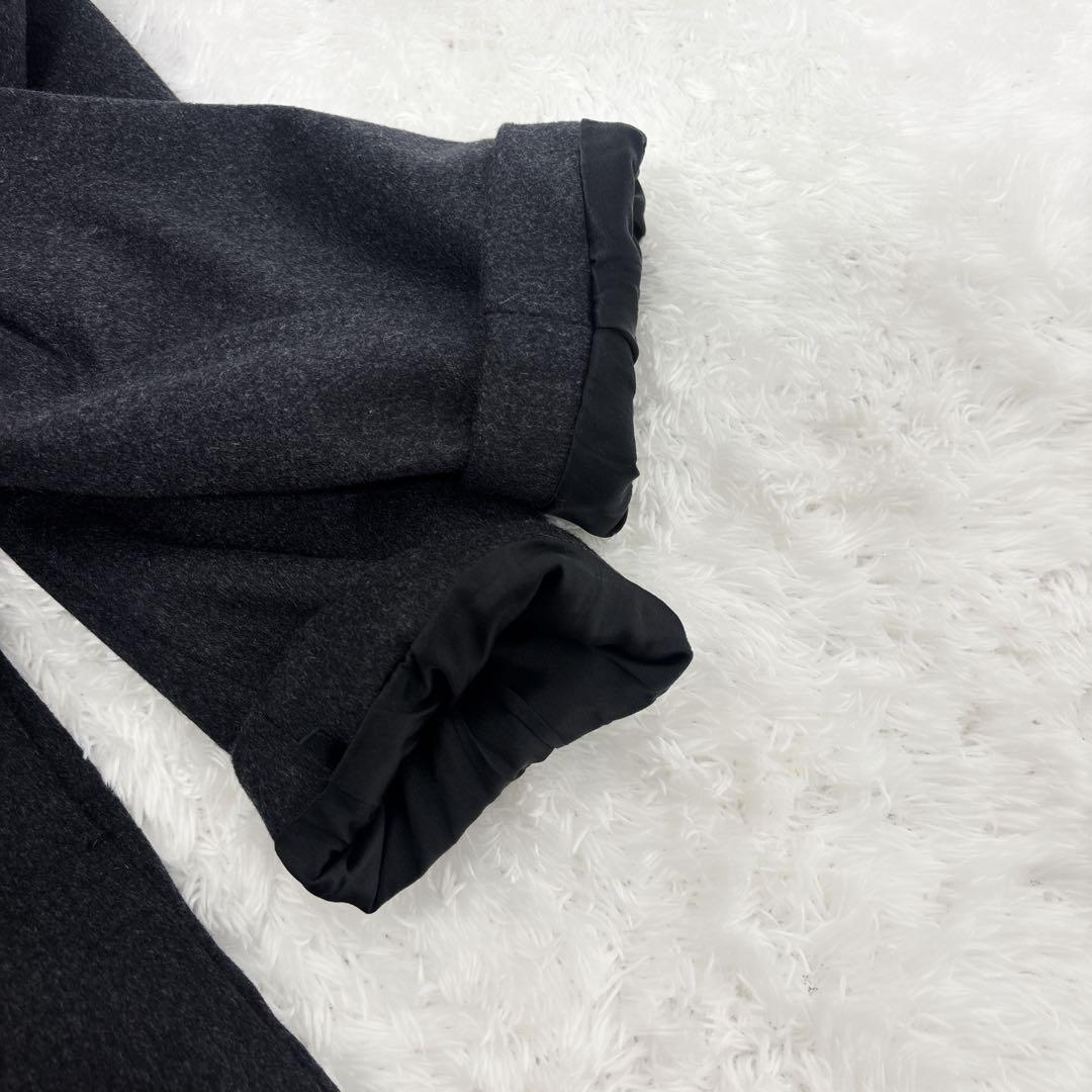 Pure Cashmere カシミヤ ロングコート ブルーフォックス ファー