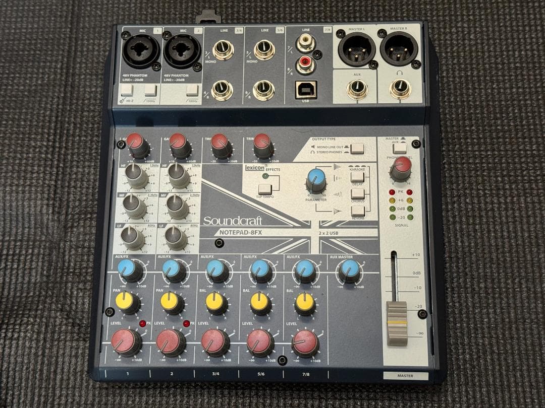 Soundcraft Notepad-8FX アナログミキサー　元箱あり