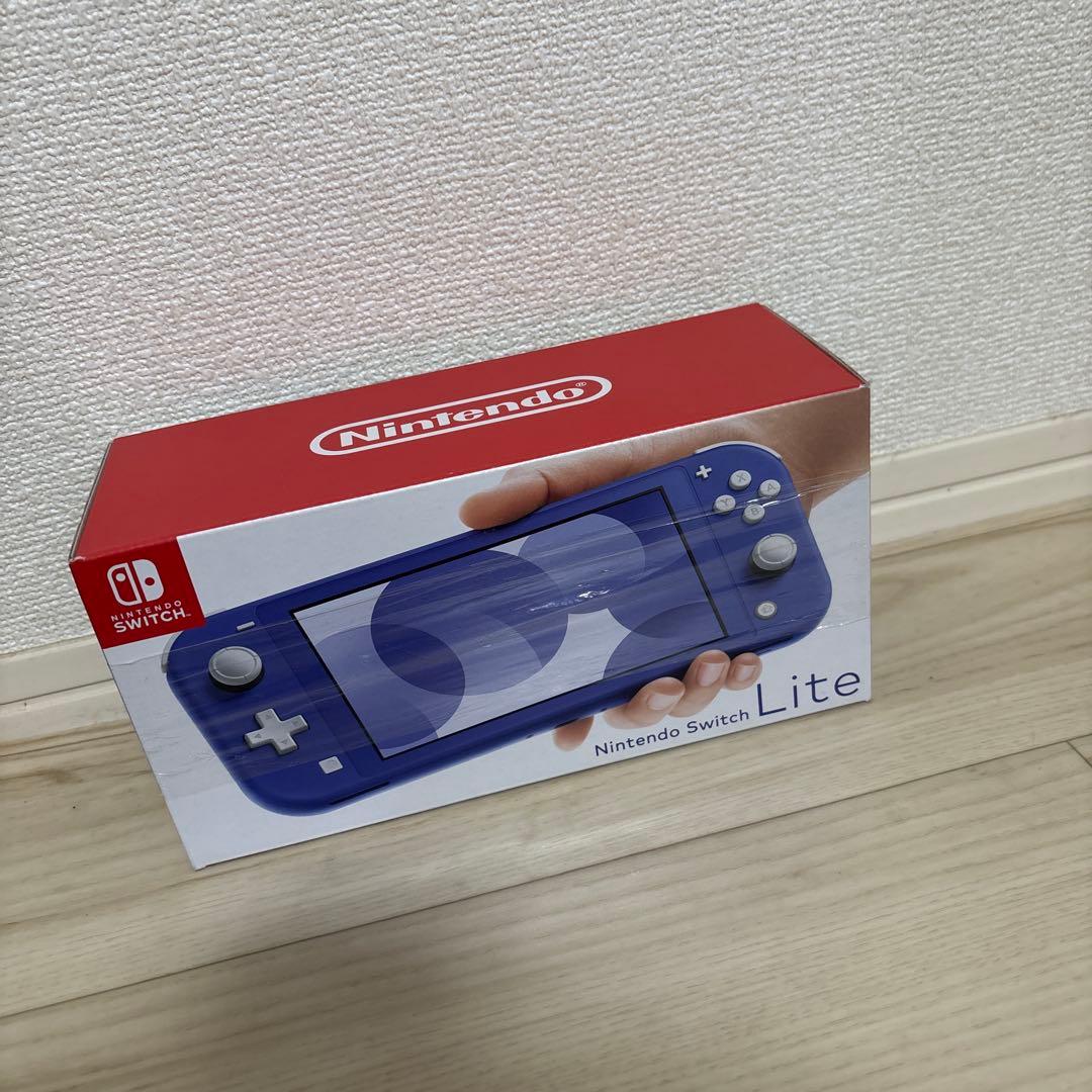 【新品未使用】Nintendo Switch Lite 青色 ケース付き