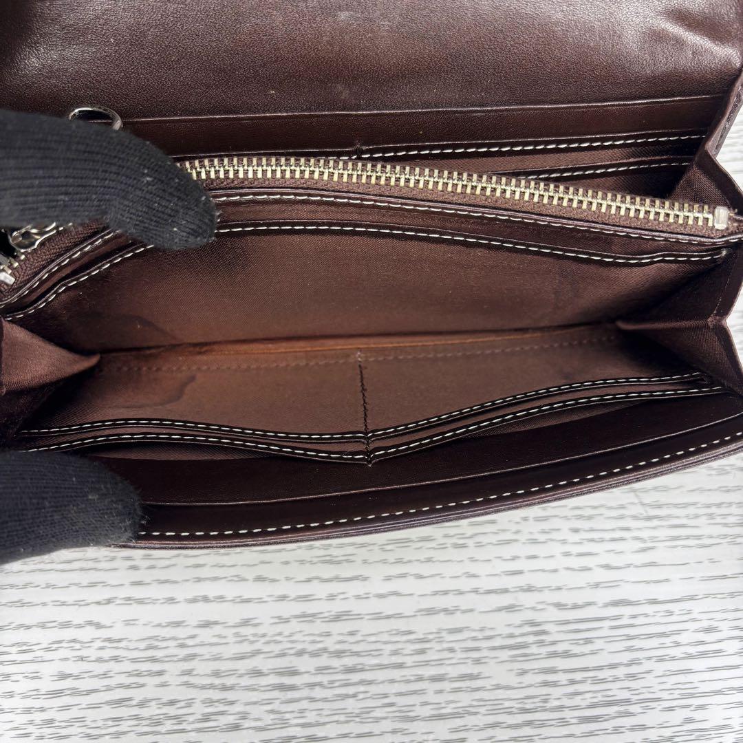 極美品　Burberryブルーレーベル　長財布　二つ折り　S8048