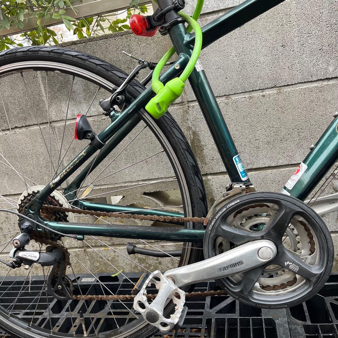 引取限定 クロスバイク 700C SHIMANO 21段変速 自転車 ジャンク