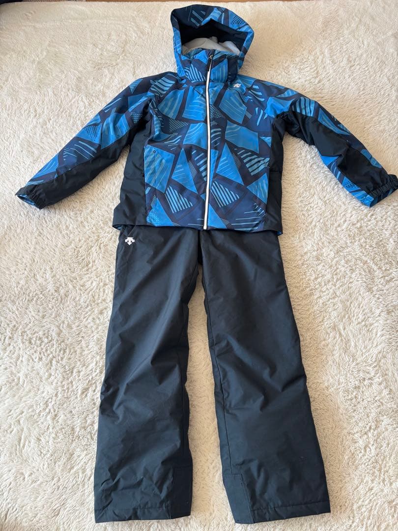 デサント DESCENTE 子ども用 スキーウェア ジャケットとパンツ セット