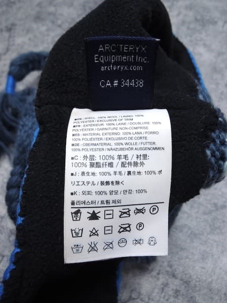 ARC'TERYX Contrail Toque●耳付きニットキャップ/帽子