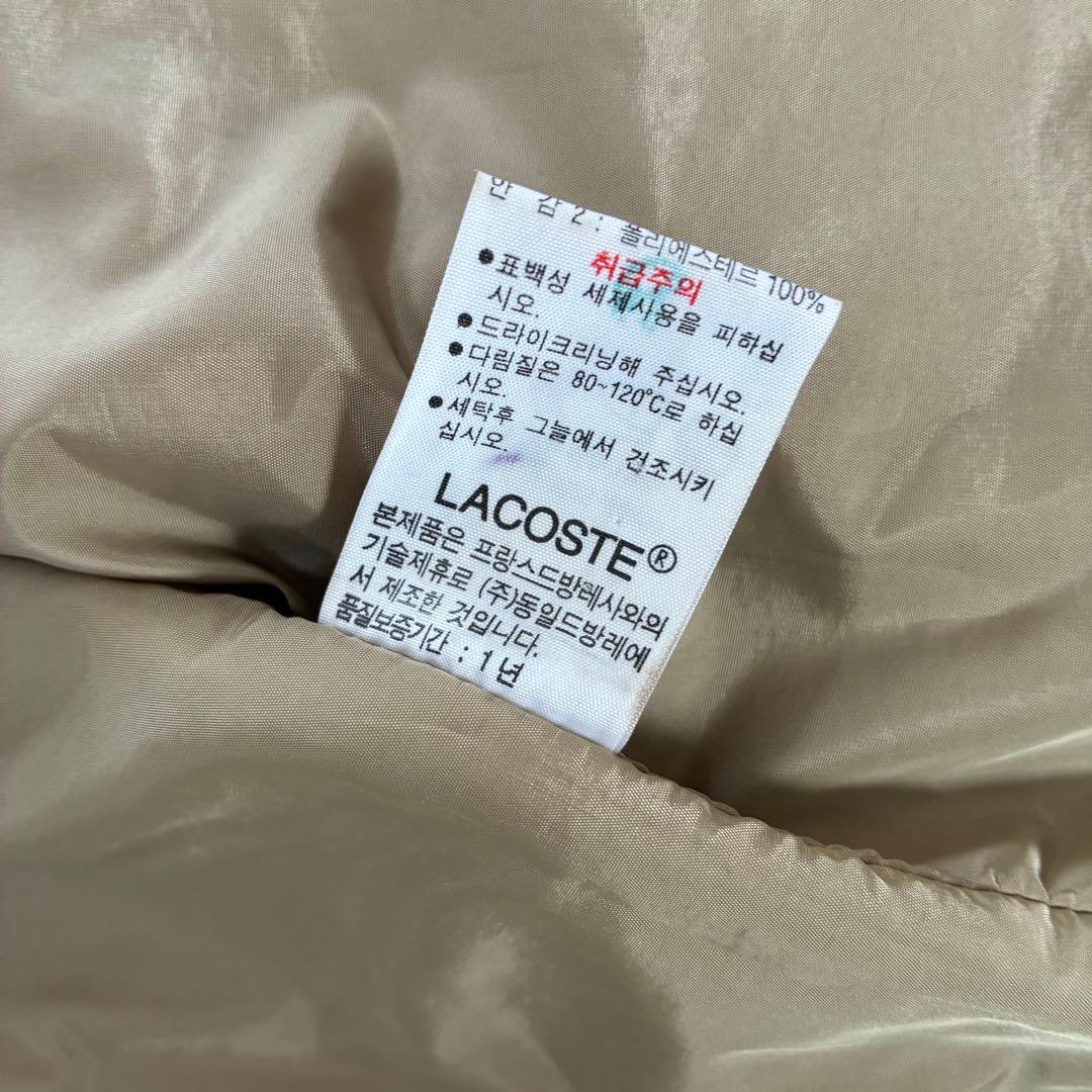 LACOSTE ラコステ ロングコート ファー モッズ L位 希少