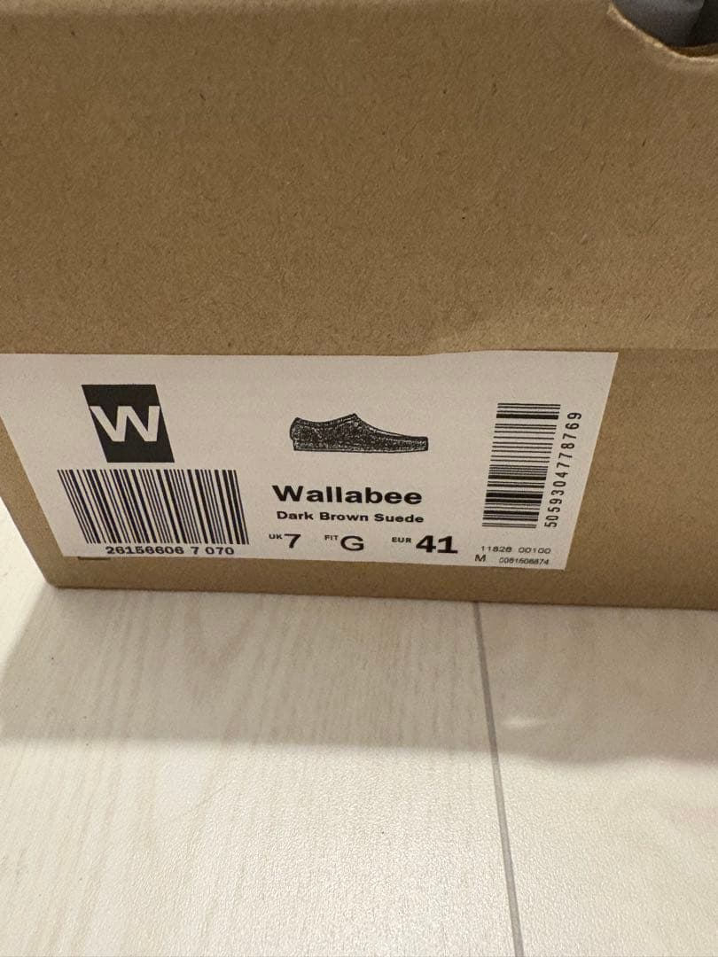 Clarks Wallabee ダークブラウン サイズUK7/US8