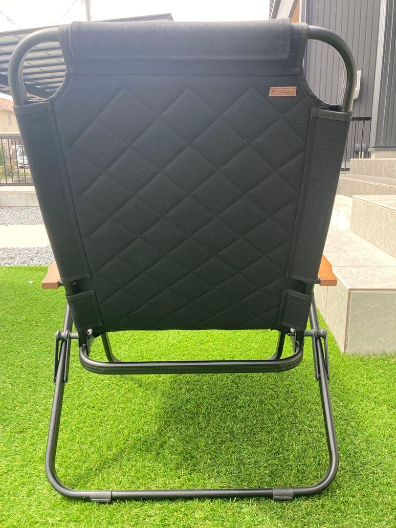 【ジン】CLIMAX LOW CHAIR 2 ST ブラック　2個セット