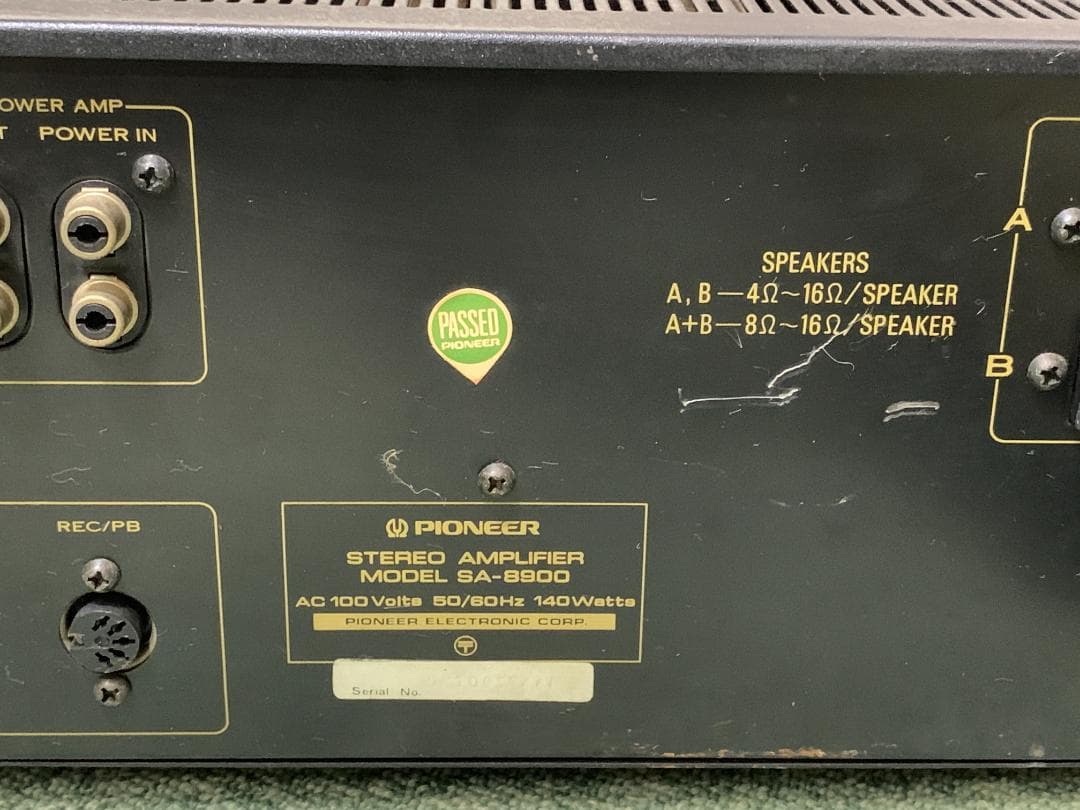 M6845 PIONEER SA-8900 プリメインアンプ ジャンク品
