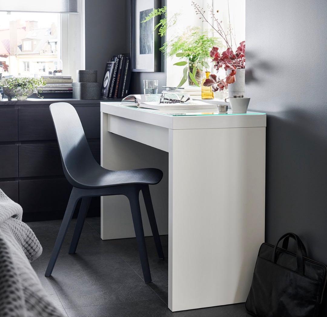 IKEA MALM マルム ドレッサー（ホワイト）鏡台・デスク