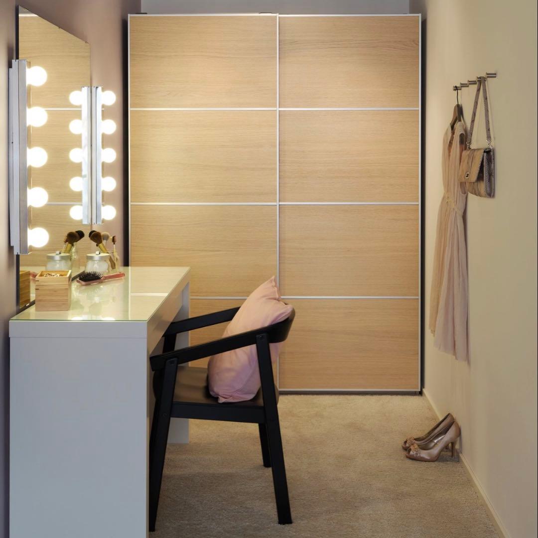 IKEA MALM マルム ドレッサー（ホワイト）鏡台・デスク