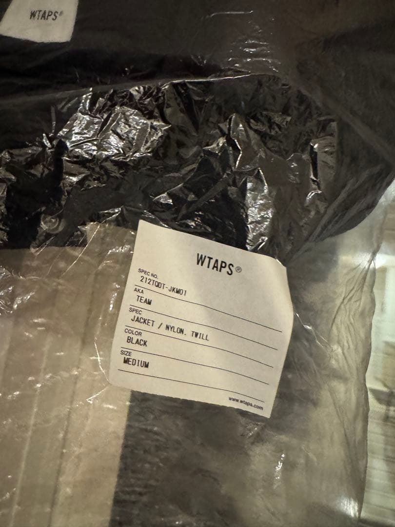 21AW WTAPS TEAM JACKET 黒 M