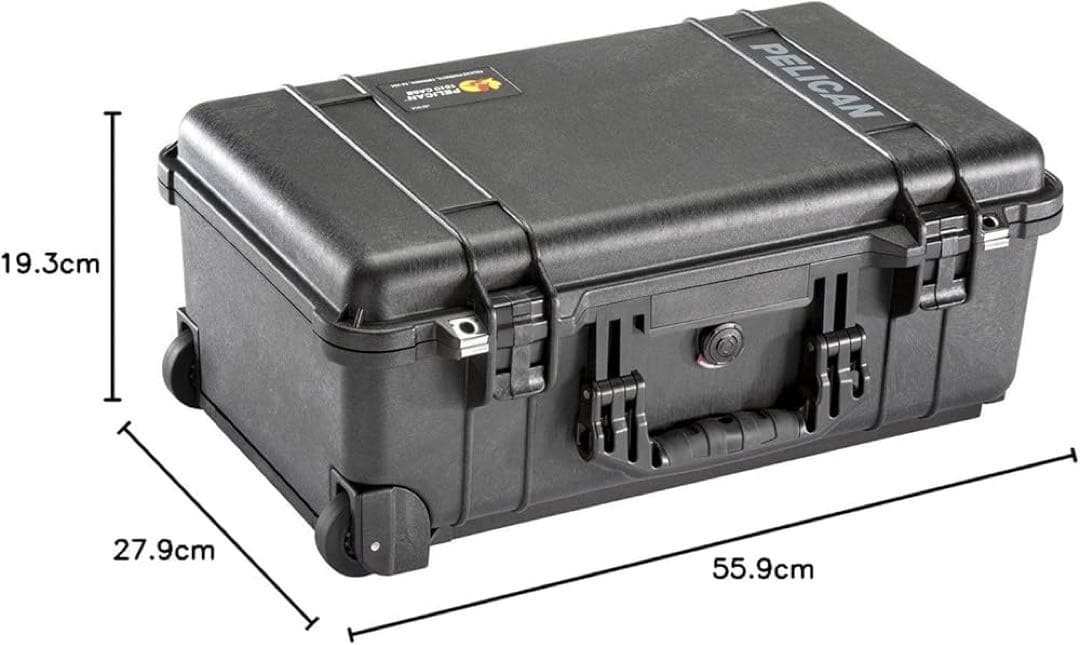 PELICAN 1510 ローリングキャリー 機内持込可 メッシュ 仕切り付