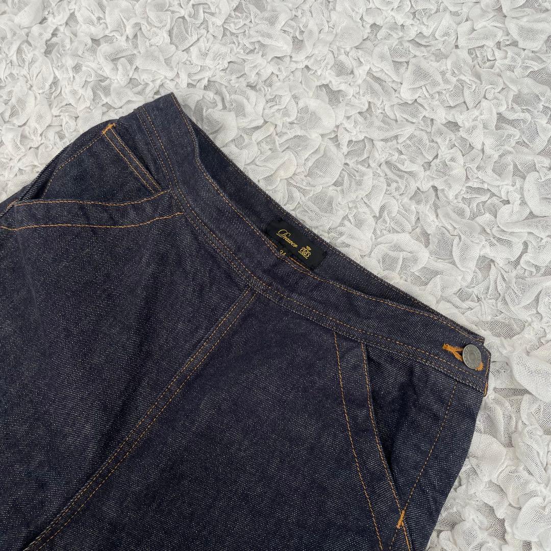 Drawerドゥロワー　リジッドデニムパンツ　定価39600円　美品　34