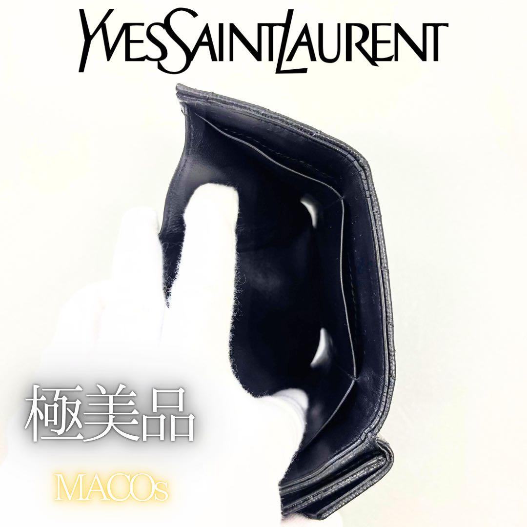 美品✨SAINT LAURENT サンローラン タイニーウォレット 三つ折り財布