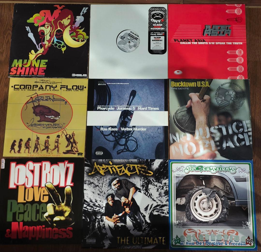 アングラヒップホップ厳選│12インチ中古レコード30枚セット②