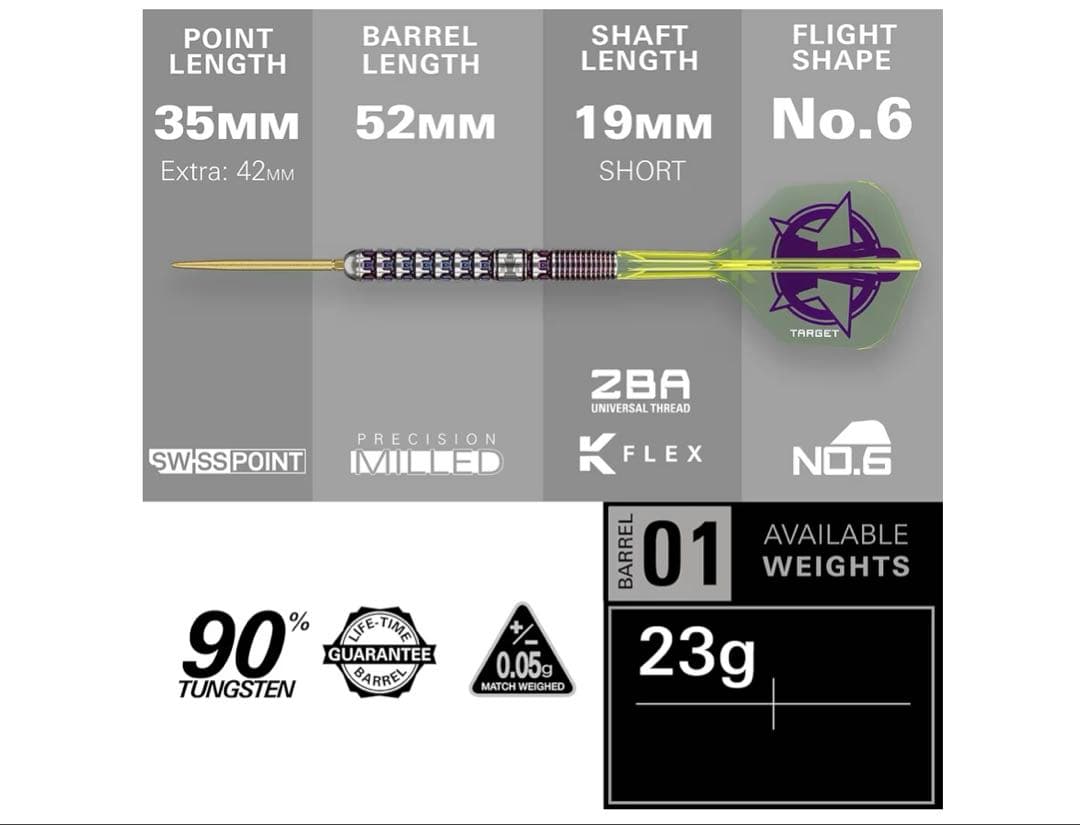 【未使用】TARGET ルーク・リトラー 2025 WCモデル スティール23g