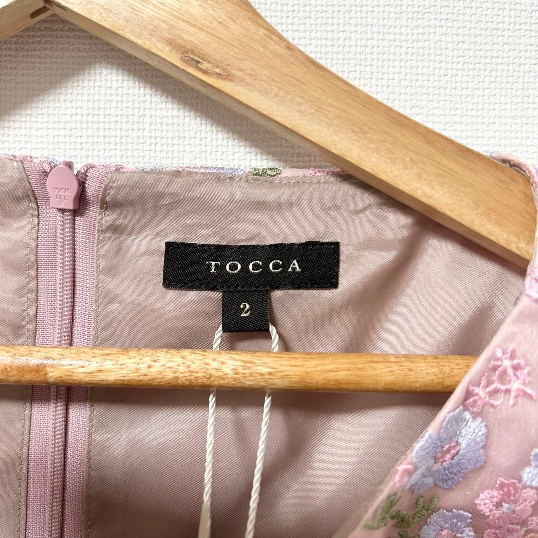 新品✨TOCCA トッカ　FROST ASTER ワンピース　　花柄　刺繍　2