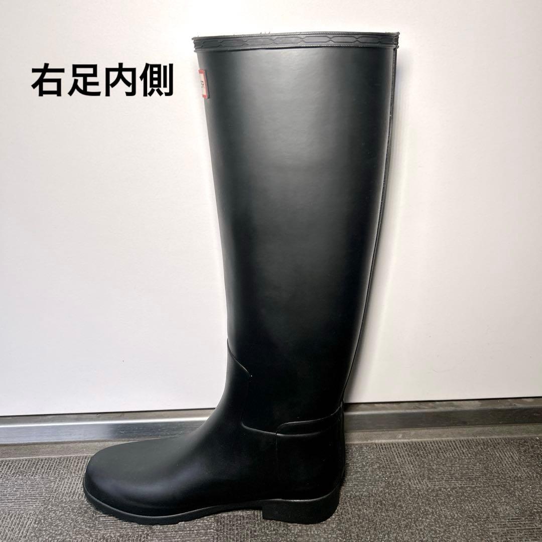 未使用品✨HUNTER ハンター ロング丈レインブーツ ブラック 36 23cm