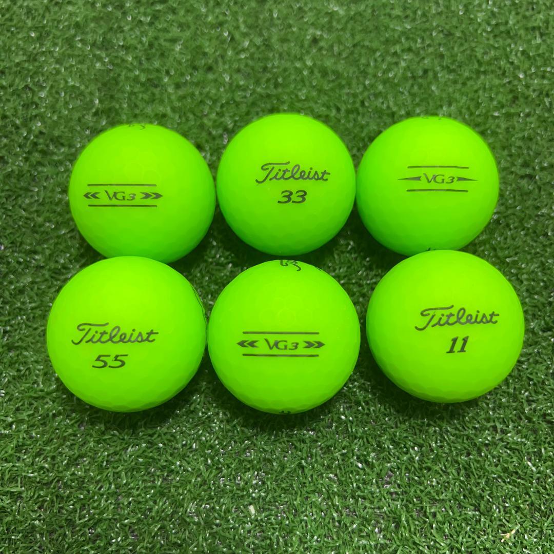 【S141】Titleist VG3 緑マット 年式混合 ロストボール 24球