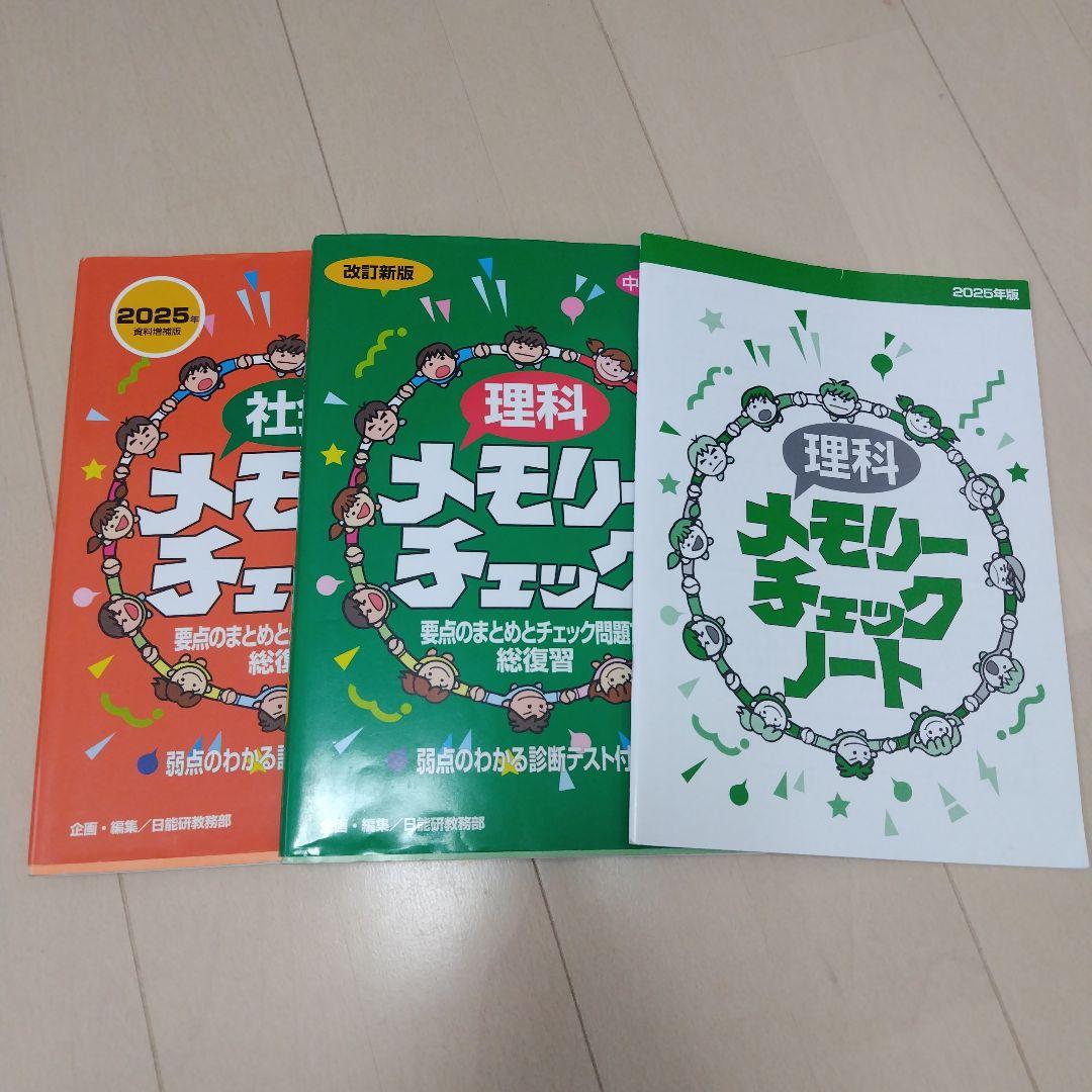 日能研　2025年度　６年生　テキスト1年分