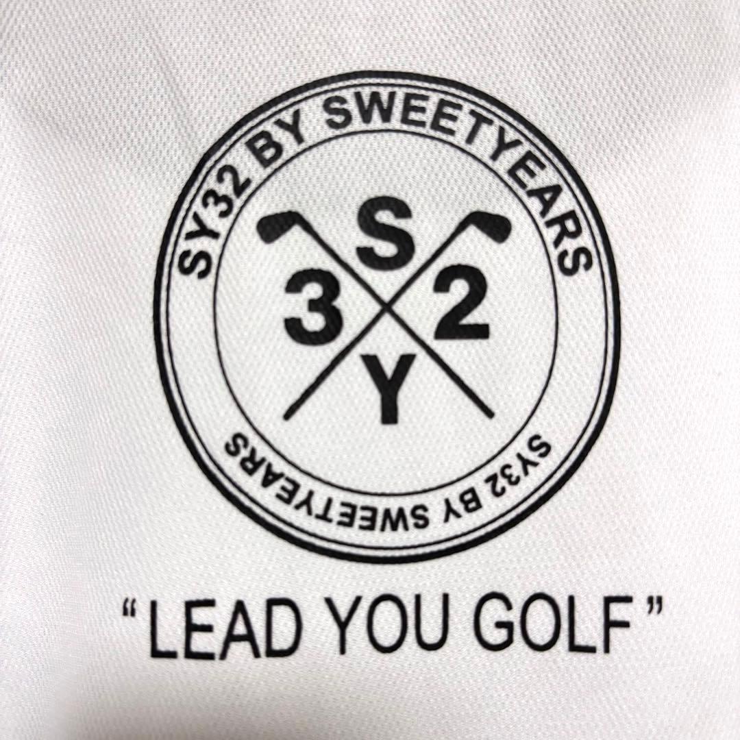 SY32 by SWEET YEARS 長袖モックネックシャツ　ゴルフウェア　M